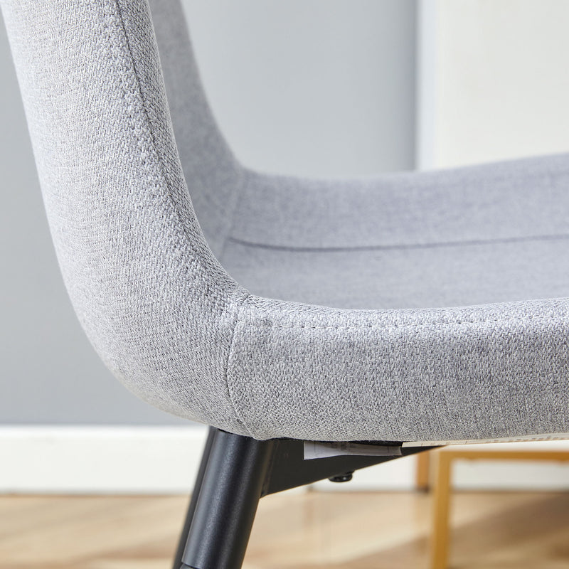 Modern Medieval Style Restaurant Cushioned Chairs With Suede Backrests