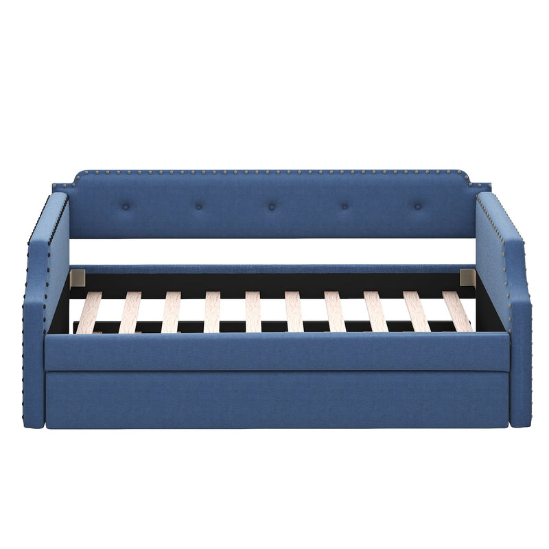 Upholstered Daybed With Trundle