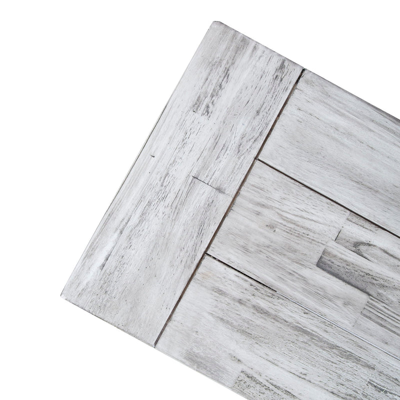 Tranquilizer - Outdoor Acacia Wood Bench With Slat Panel Design