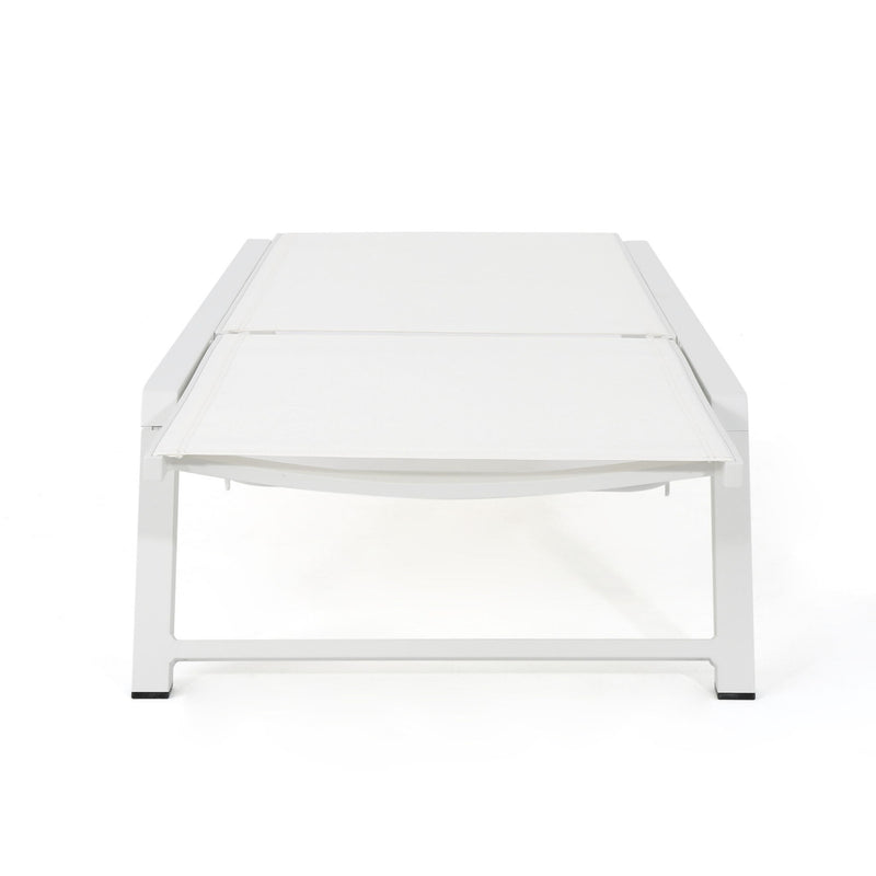 Myers - Chaise Lounge - White