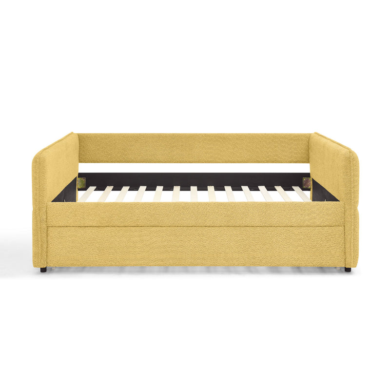 Upholstered Daybed With Pop Up Trundle