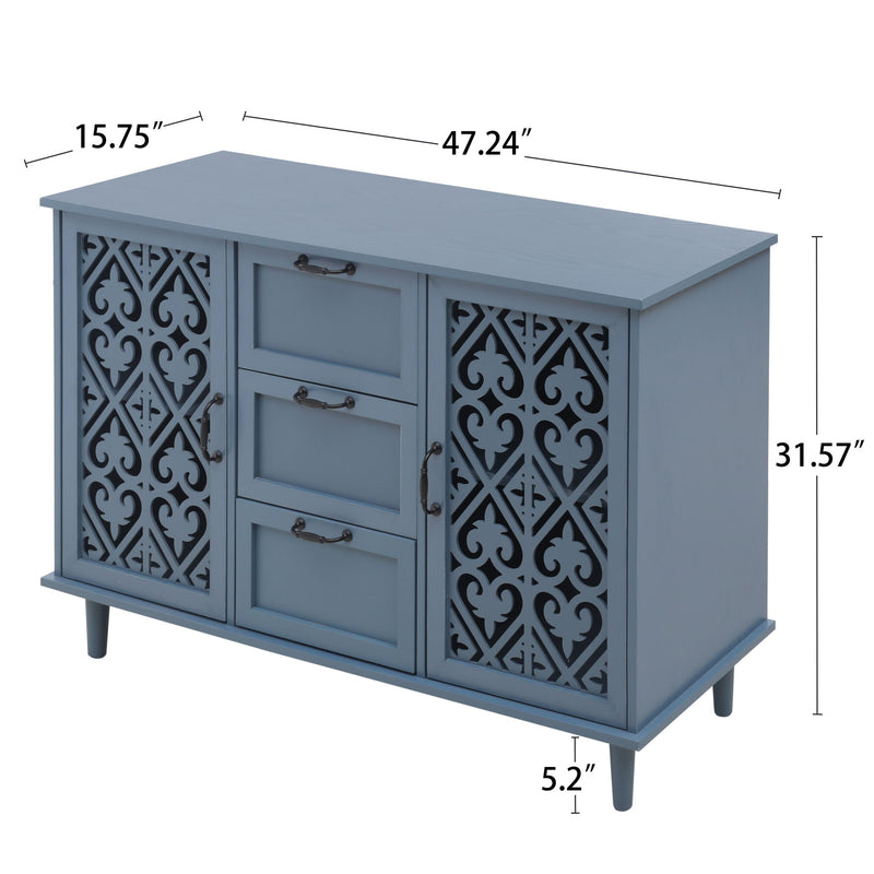 2 Door 3 Drawer Cabinet