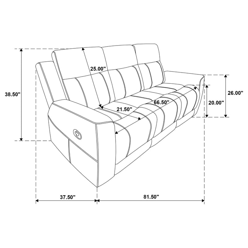 Slater - Reclining Sofa With Manual Recline