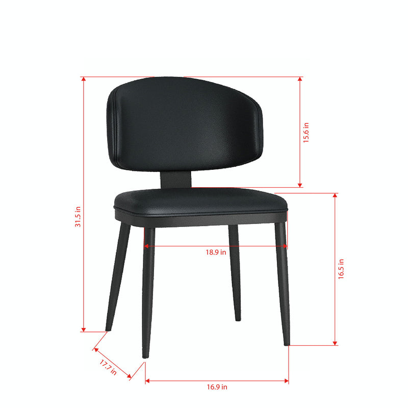 Modern Dining Chairs For Kitchen (Set of 2)