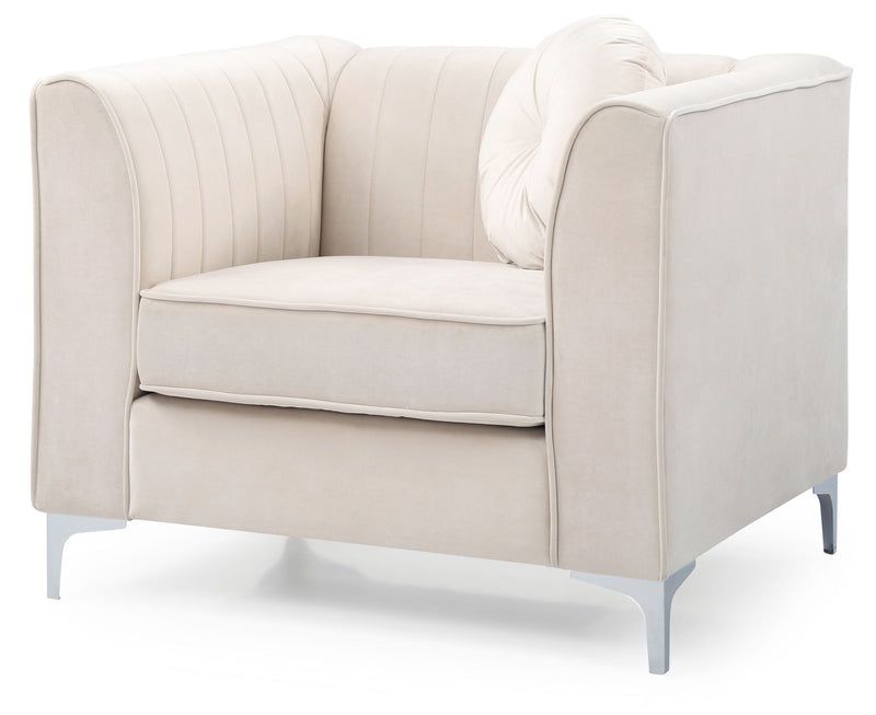 Contemporary Sloped Armchair
