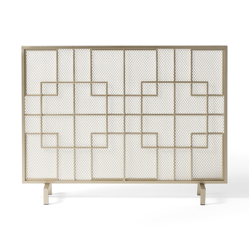 Dorothy - Modern Single Panel Iron Fire Screen