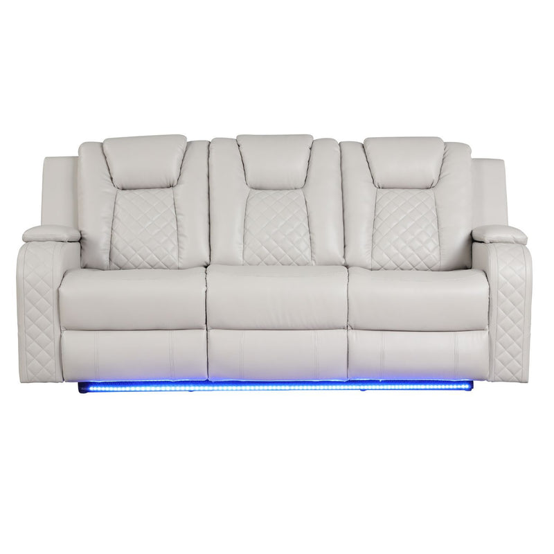 Benz - Power Recliner Set With LED Lighting And USB Charging