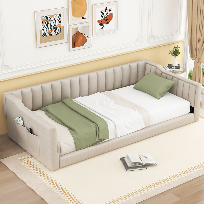 Daybed With Side Storage Pocket