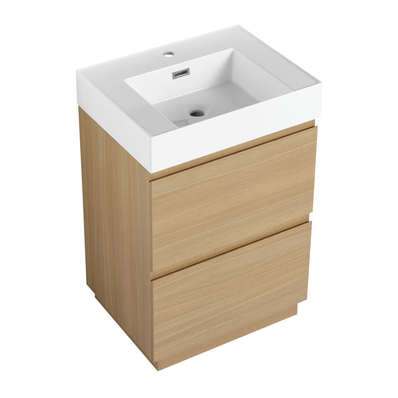 Modern Freestanding Bathroom Vanities With Single Sink Combo
