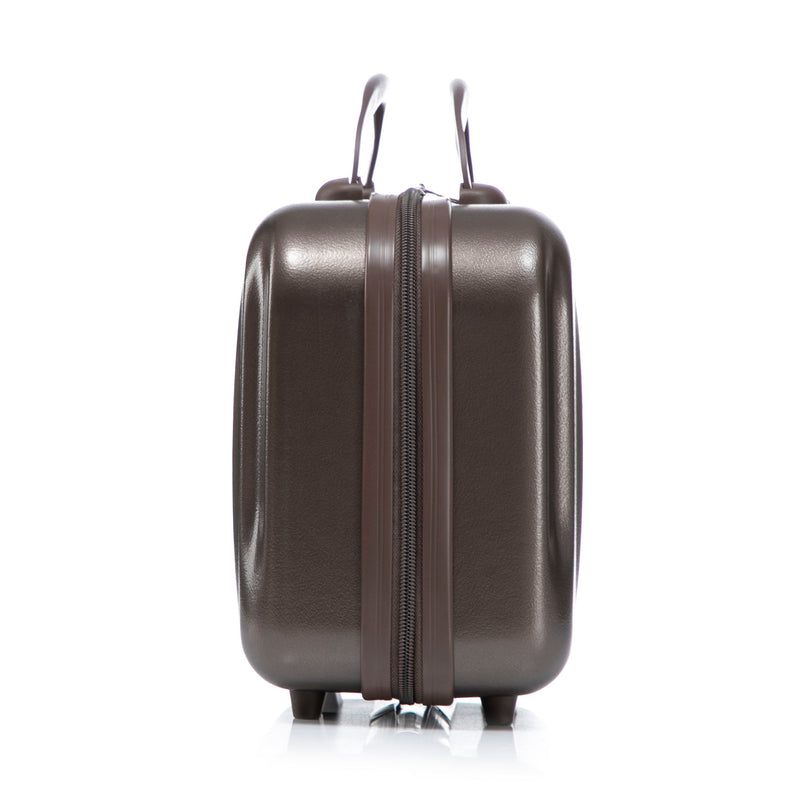 Luggage Set With Cosmetic Case, Combination Lock, Front Opening Design