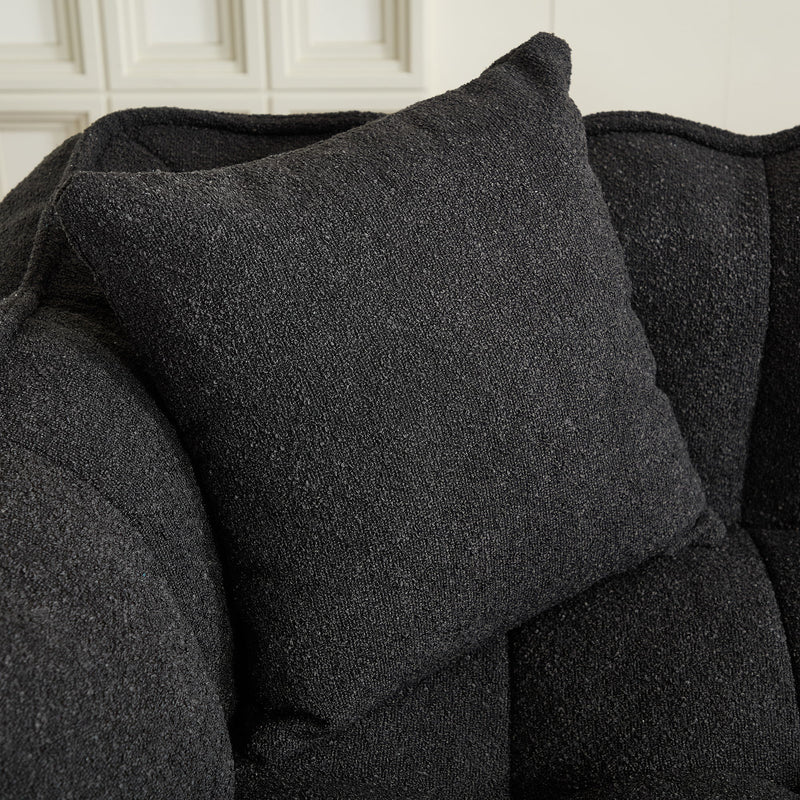 Cozy Beanbag Chair With High Resilience Foam Core For 2