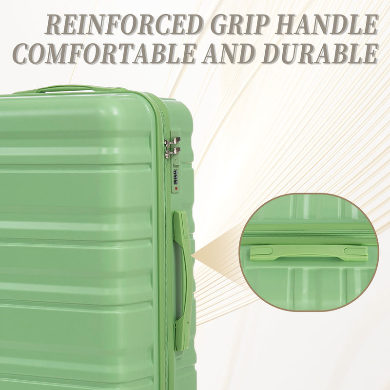 Tourist 3 Piece Luggage Set, Combination Lock, Durable Hard Shell With 360° Silent Wheels