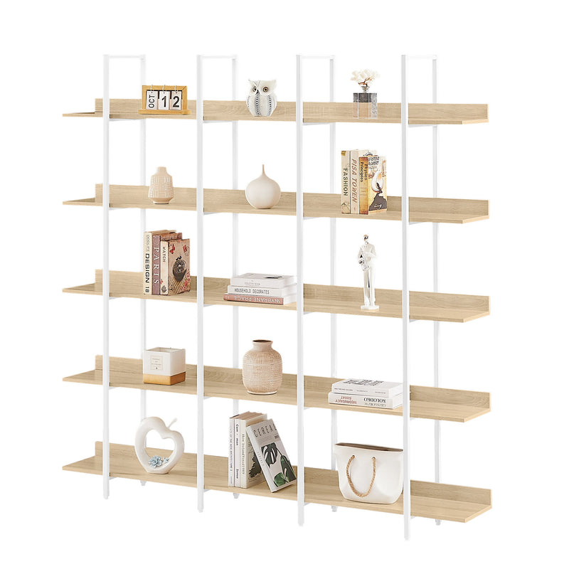 Vintage Industrial 5 Tier Bookcase
