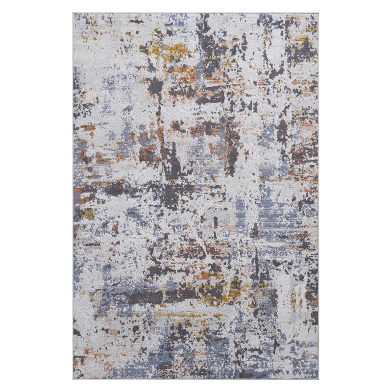 Payas - 8' X 10' Abstract Area Rug - Ivory / Navy