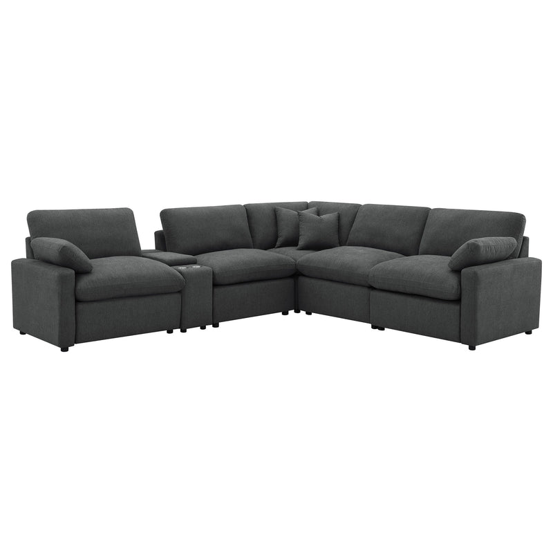 Hollander - 6 Piece Modular Power Reclining Sectional Sofa