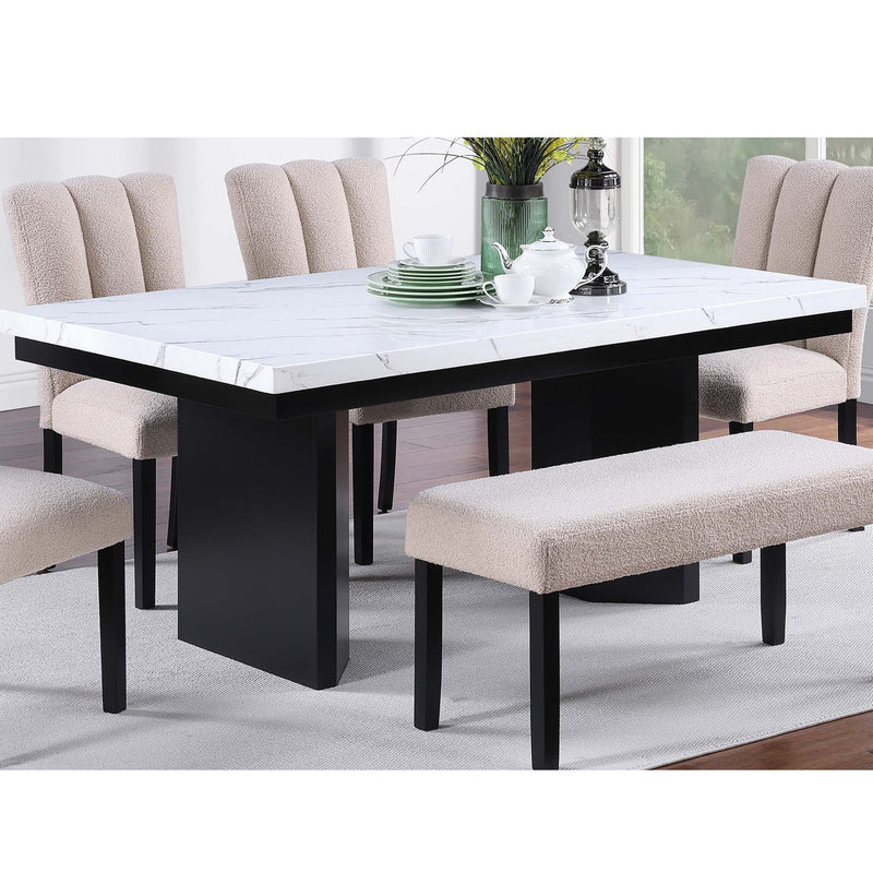 Contemporary Dining Bench Soft Upholstered