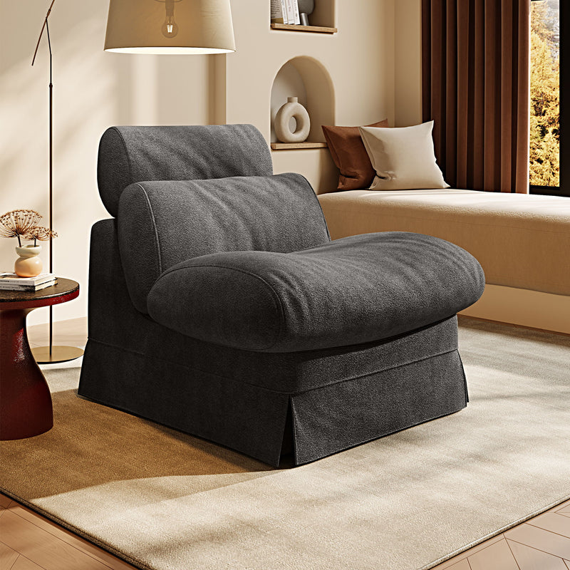 Accent Chair, Soft Medium Firm Upholstery For Living Room