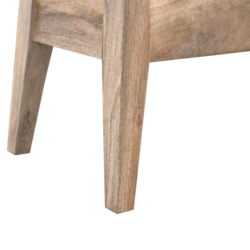 Lid Up Storage Bench - Oak