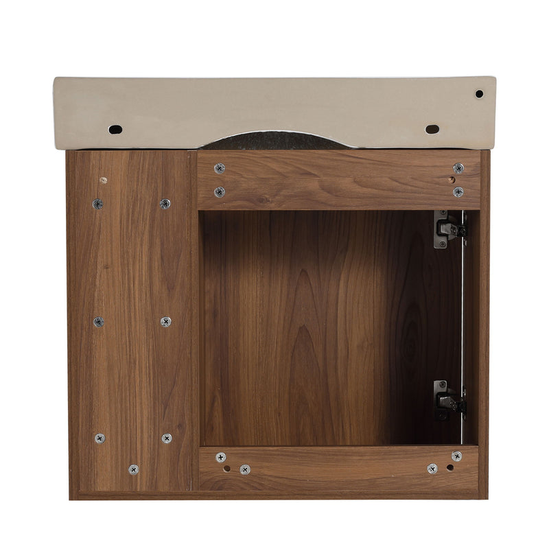 Wall Mounted Bathroom Vanity With Sink & Soft Close Door