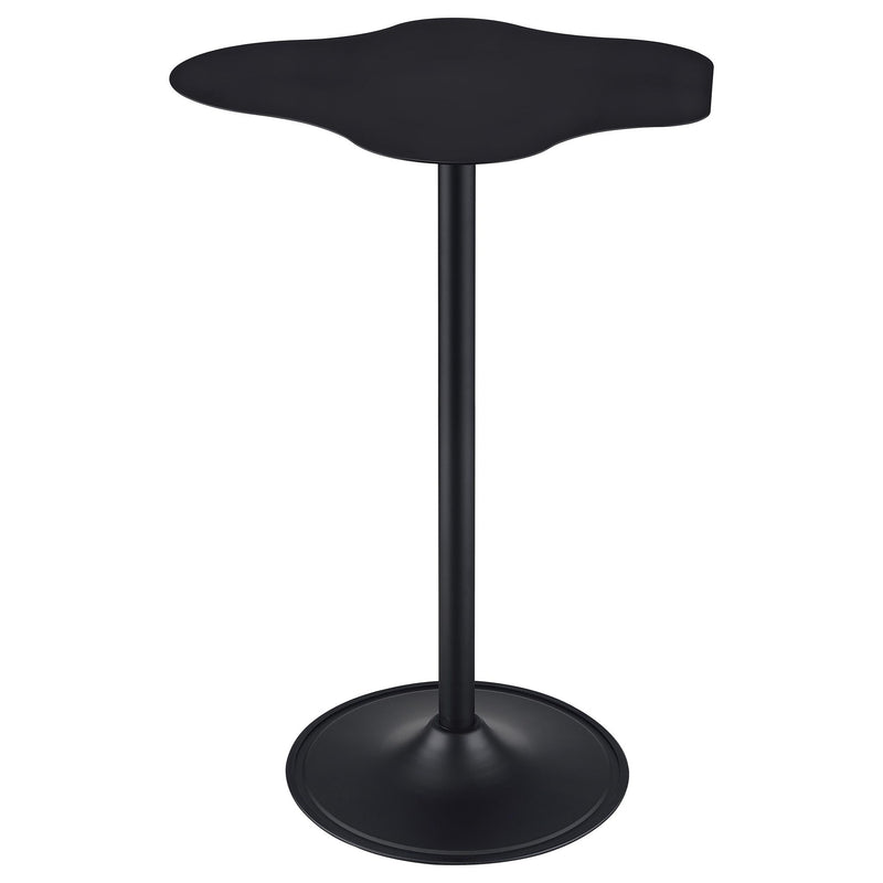 Fresno - Curved Cloud Shaped Bistro Bar Table Bar Table - Black