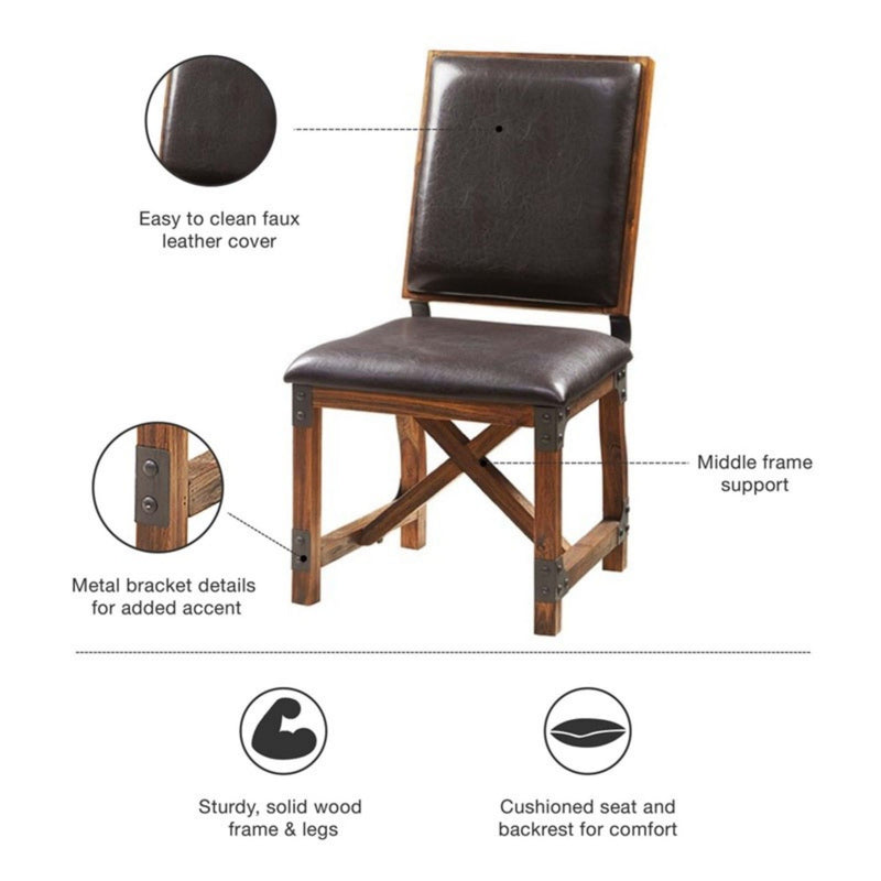 Lancaster - Dining Chair Upholstery - Chocolate