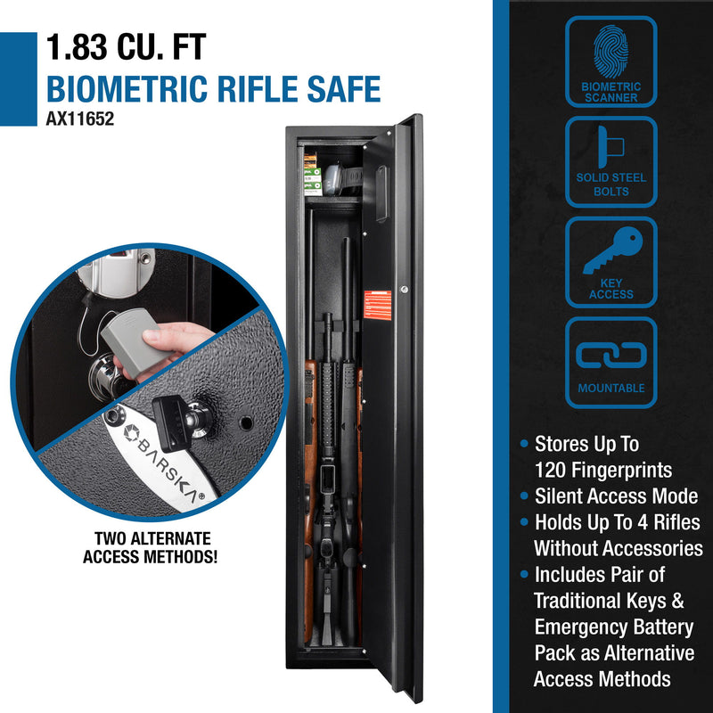 Biometric Rifle Safe