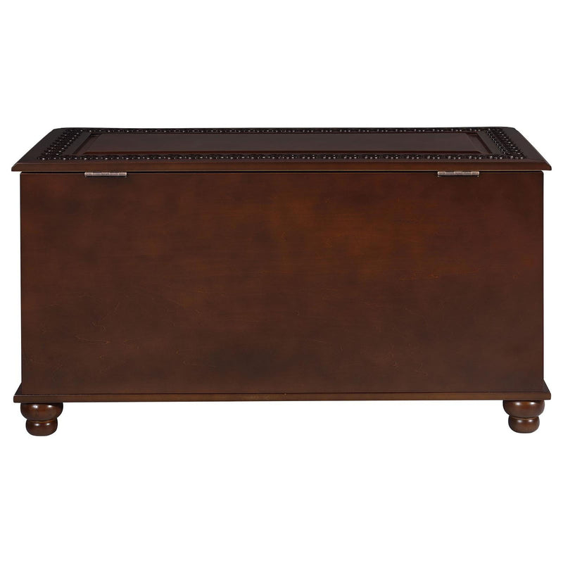 Ornate - Deep Flip Open Storage Cedar Chest With Cedar Lining - Brown