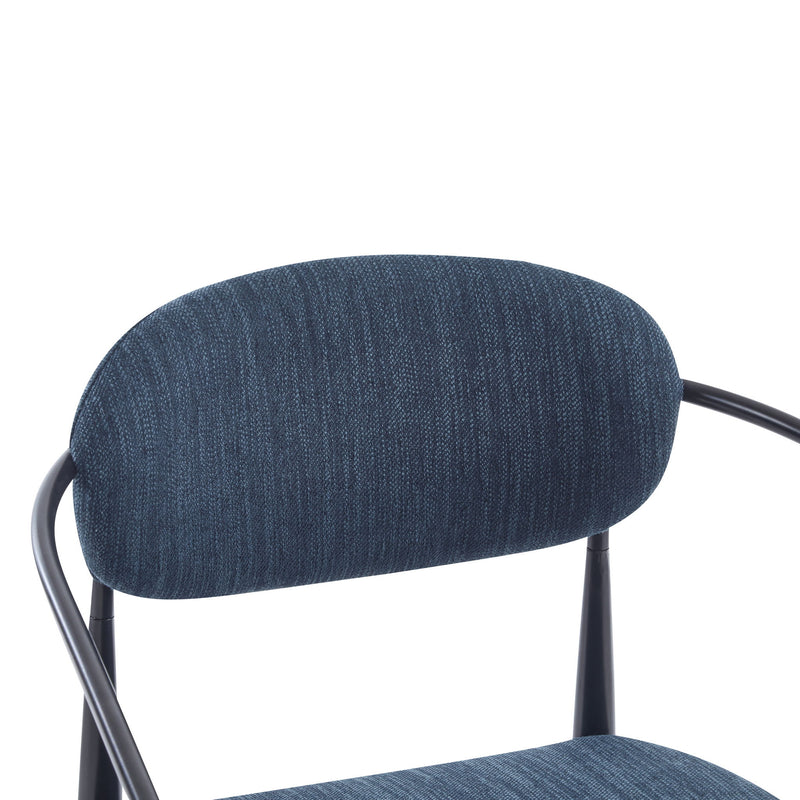 Modern Upholstered Accent Armchair With Pocket Spring Seat
