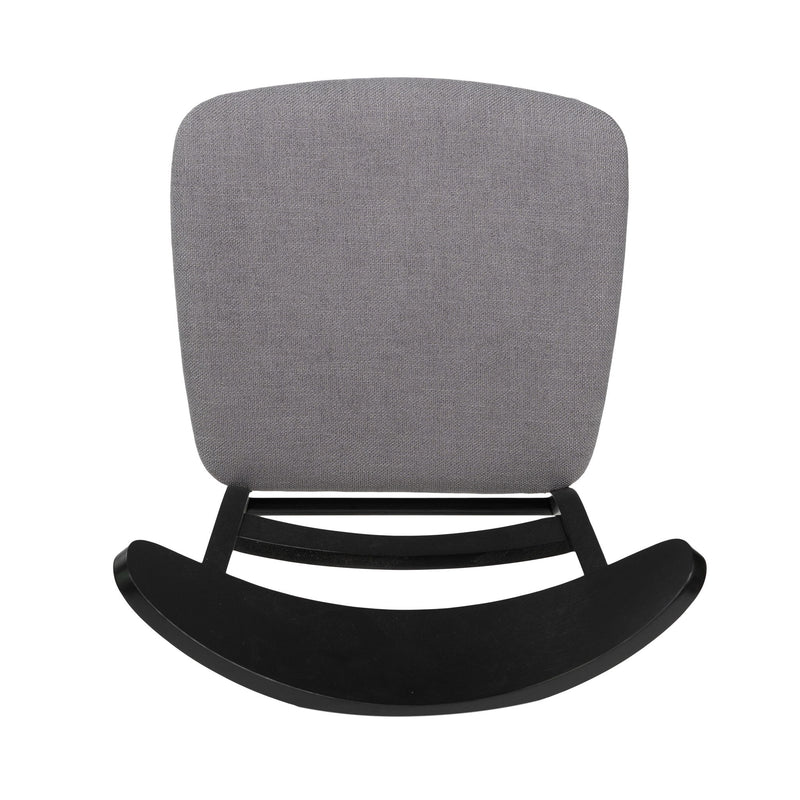 Modern Dining Chair With Upholstered Seat And Wood Frame