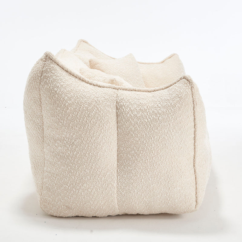 Comfortable Dual Beanbag Chair With High Resilience Foam Core For 2 People