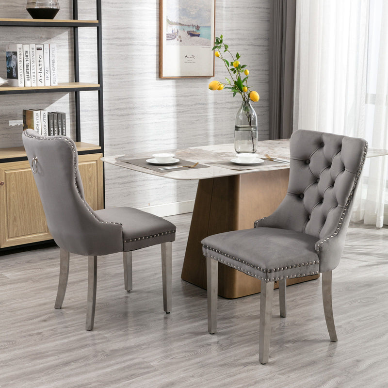 Nikki - Contemporary Upholstered Dining Chair (Set of 2)