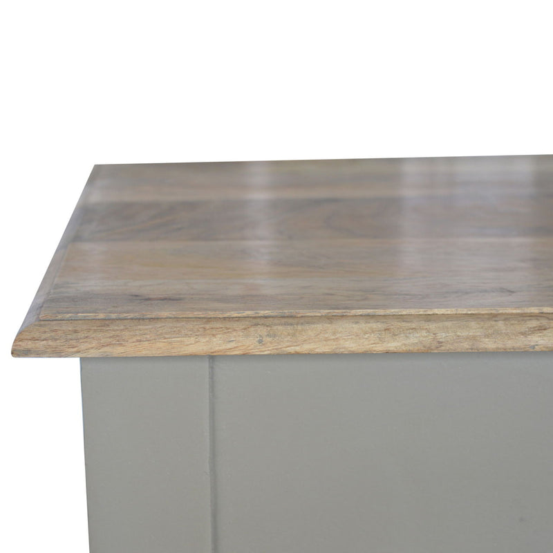 Hand Painted Writing Desk - Brown