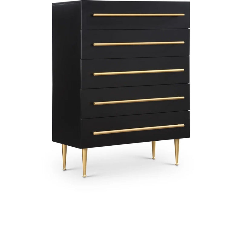 Contemporary 5 Drawer Chest For Bedroom