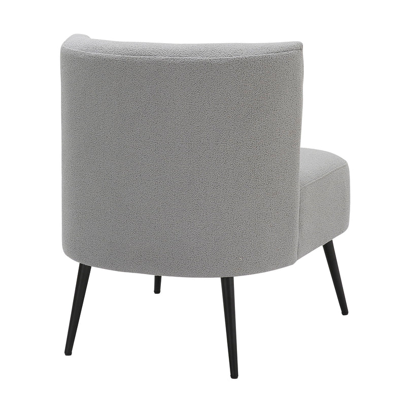 Fran - Contemporary Slipper Chair - Gray