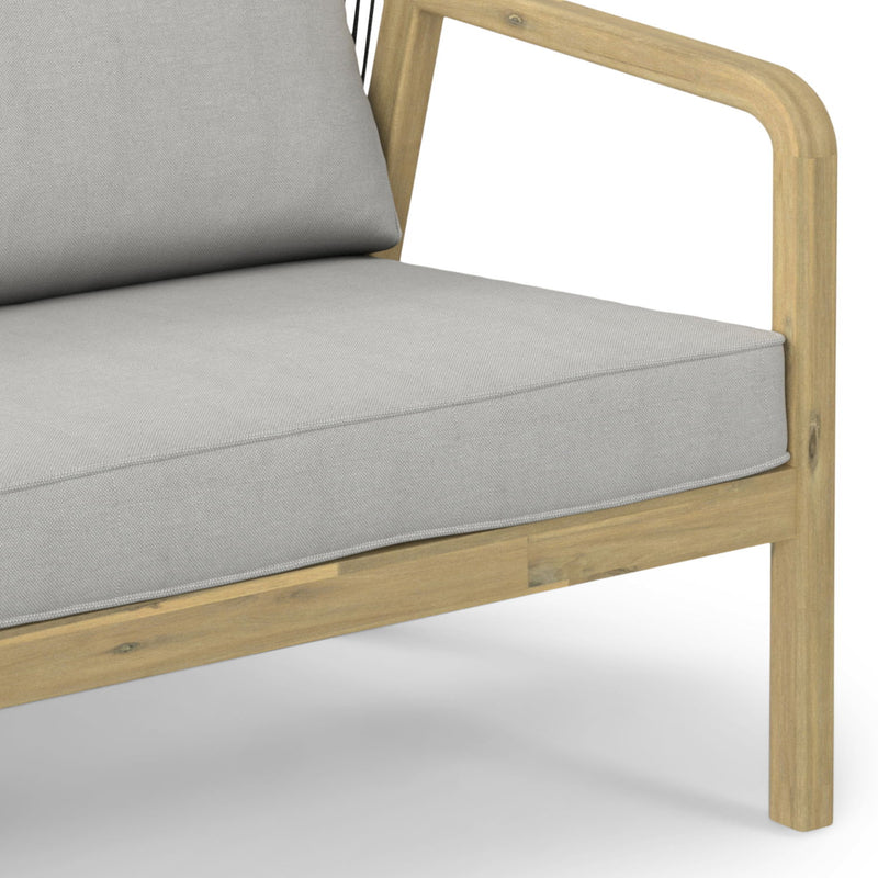 Palmetto - Outdoor Sofa - Silver