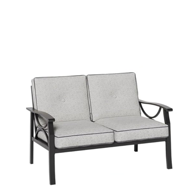 Patio Furniture Set & Coffee Table And Cushions For Backyard