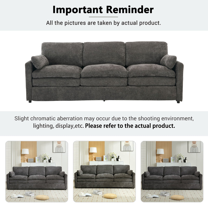 Cozy Upholstered 3 Seater Sofa Cushion For Living Room