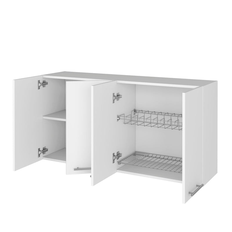 Kitchen Cabinet Durham Four Doors - White