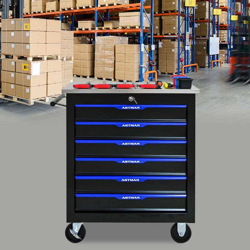 Drawer Multifunctional Tool Cart With Wheels