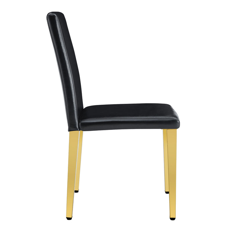 Elegant Upholstered Chairs With Metal Legs