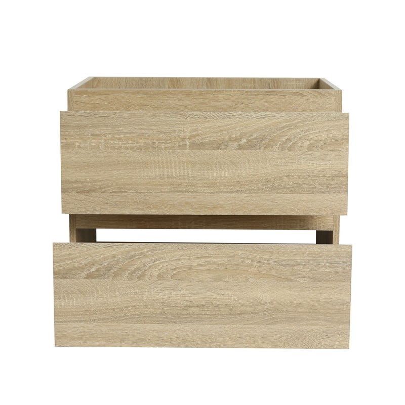 Wall Mounted Bathroom Vanity With Sink, 2 Soft Close Drawers