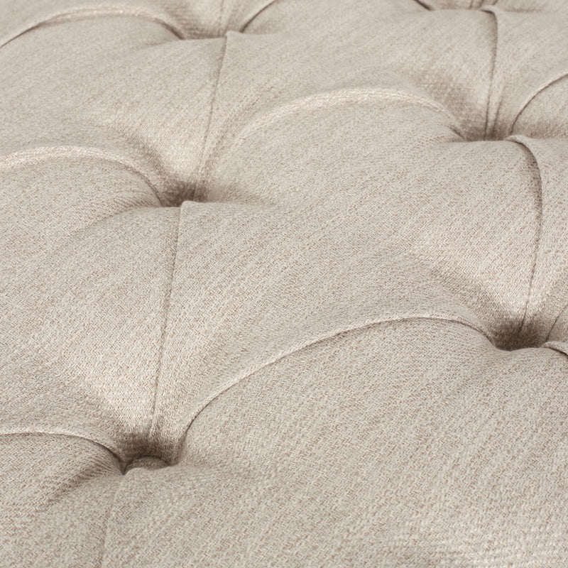 Chaise Lounge With Button Tufted Diamon Stitch