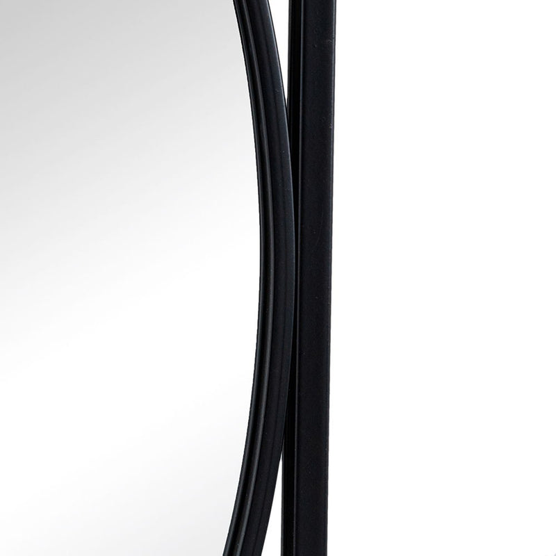 Rectangular Wall Mirrors With Frame, Home Decor For Living Room Bedroom Entryway - Black