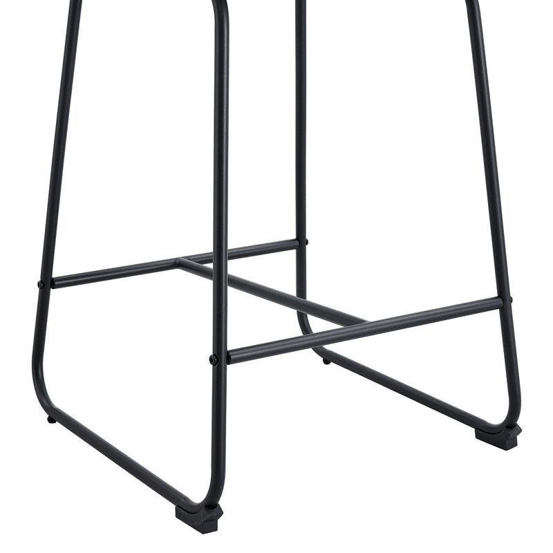 Retro Bar Chairs, Comfortable Stools (Set of 2)