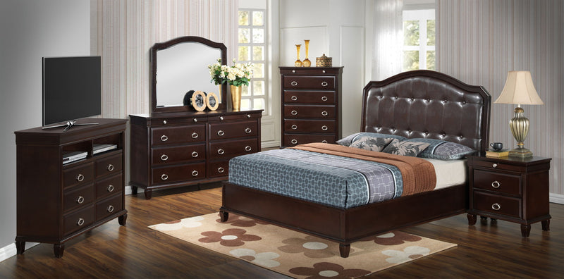 Bed With Transitional Design