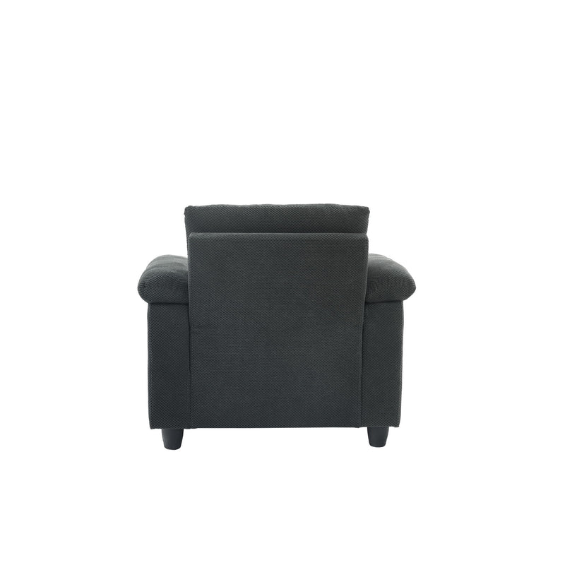 Accent Chair With Storage Ottoman, Reclining Single Chaise Lounge With Cupholders And USB, C Ports