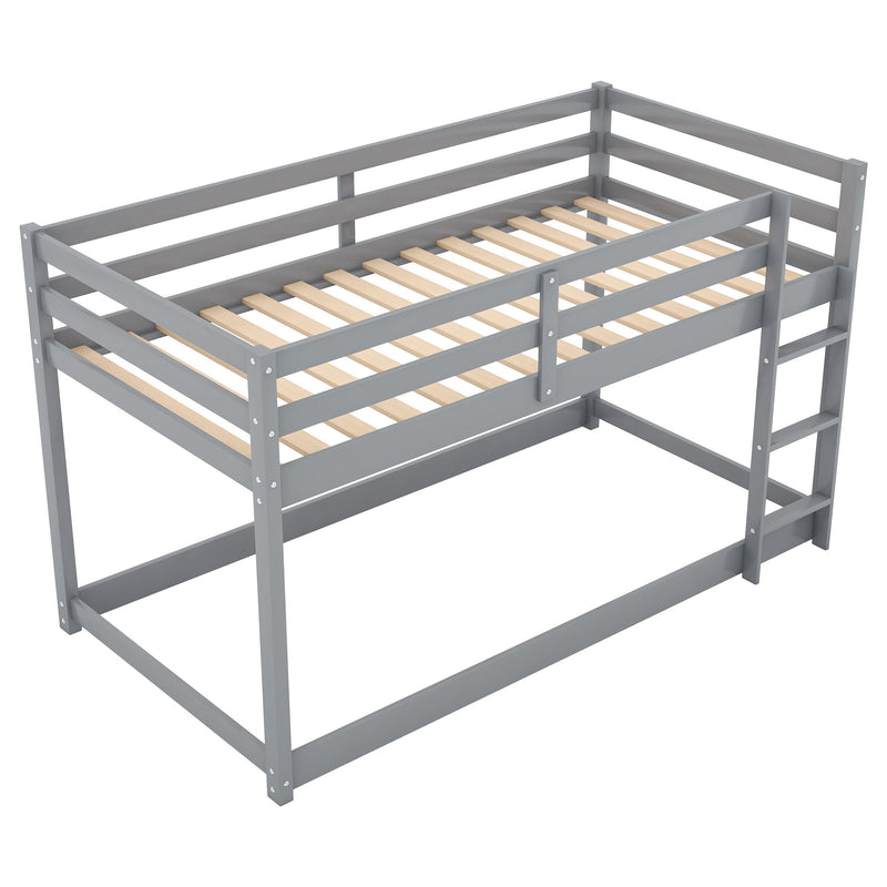 Floor Bunk Bed With Ladder