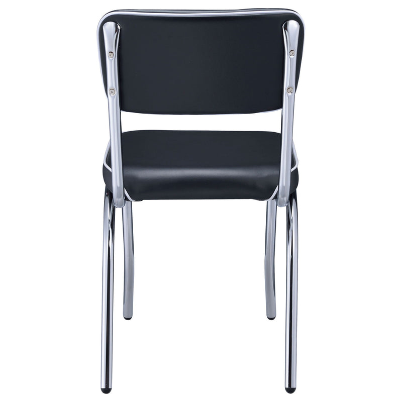 Open Back Upholstered Side Chairs (Set of 2)