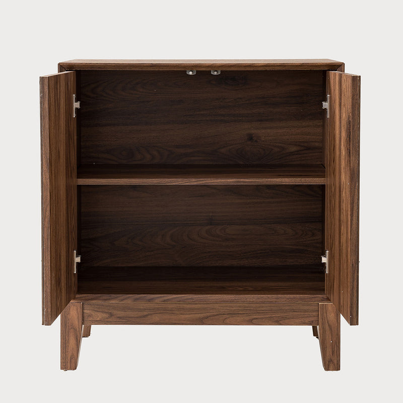 Double Door Cabinet - Walnut