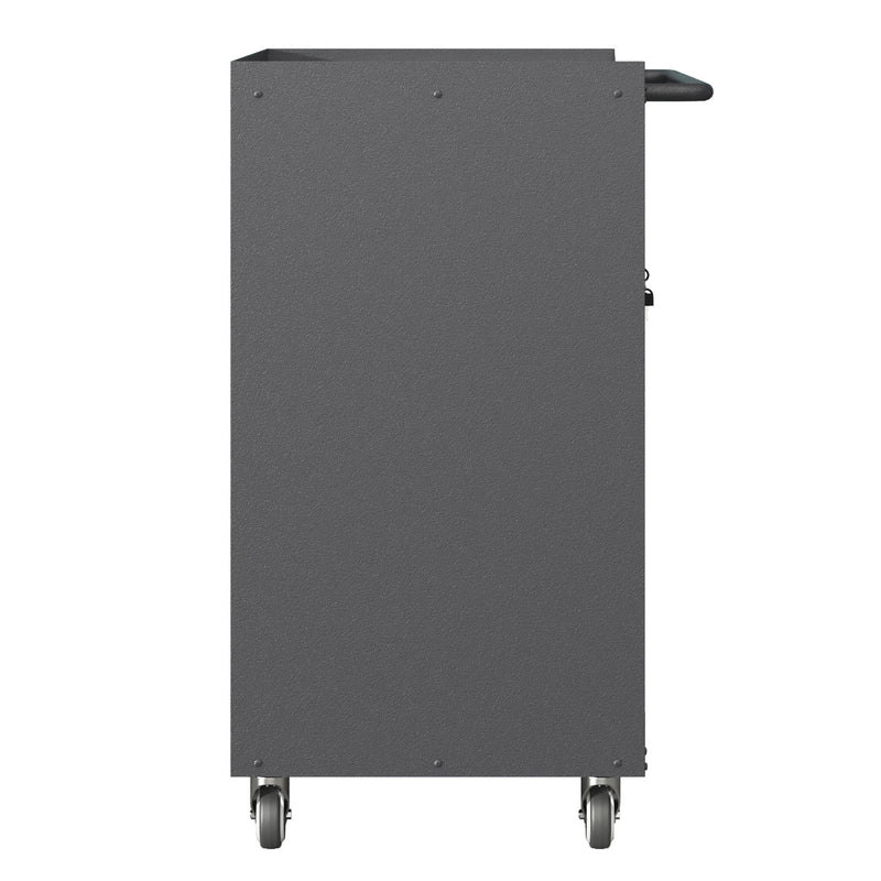 Sturdy Metal Tool Storage Cabinet With Wheels Durable Garage, Office & Home Organizer Steel